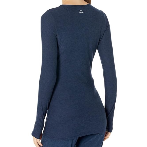 Beyond Yoga Long Sleeve Tee - Navy Blue - Picture 2 of 9